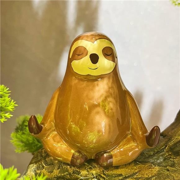 Ceramic Ring Holder, Sloth Jewelry Holder, Cute Home Decor Ceramic Ornament - Picture 6 of 6